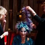 Stylists from Antonino Salon in Birmingham demonstrate innovative styling techniques on stage.